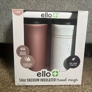 Travel Mug set NEVER OPENED